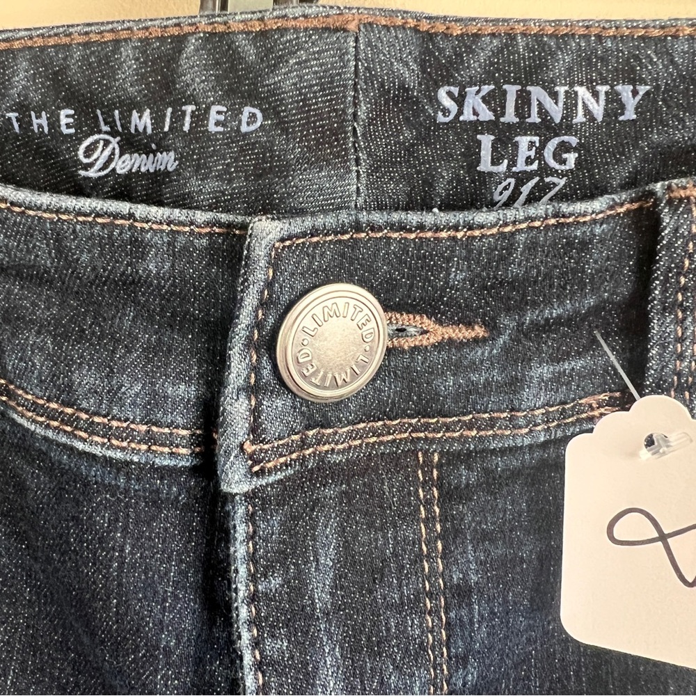 Women's Dark Blue The Limited Skinny Leg 917 Jeans size 8S - Picture 2 of 6